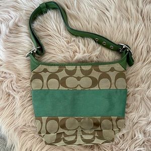 AUTHENTIC Coach monogram purse bag